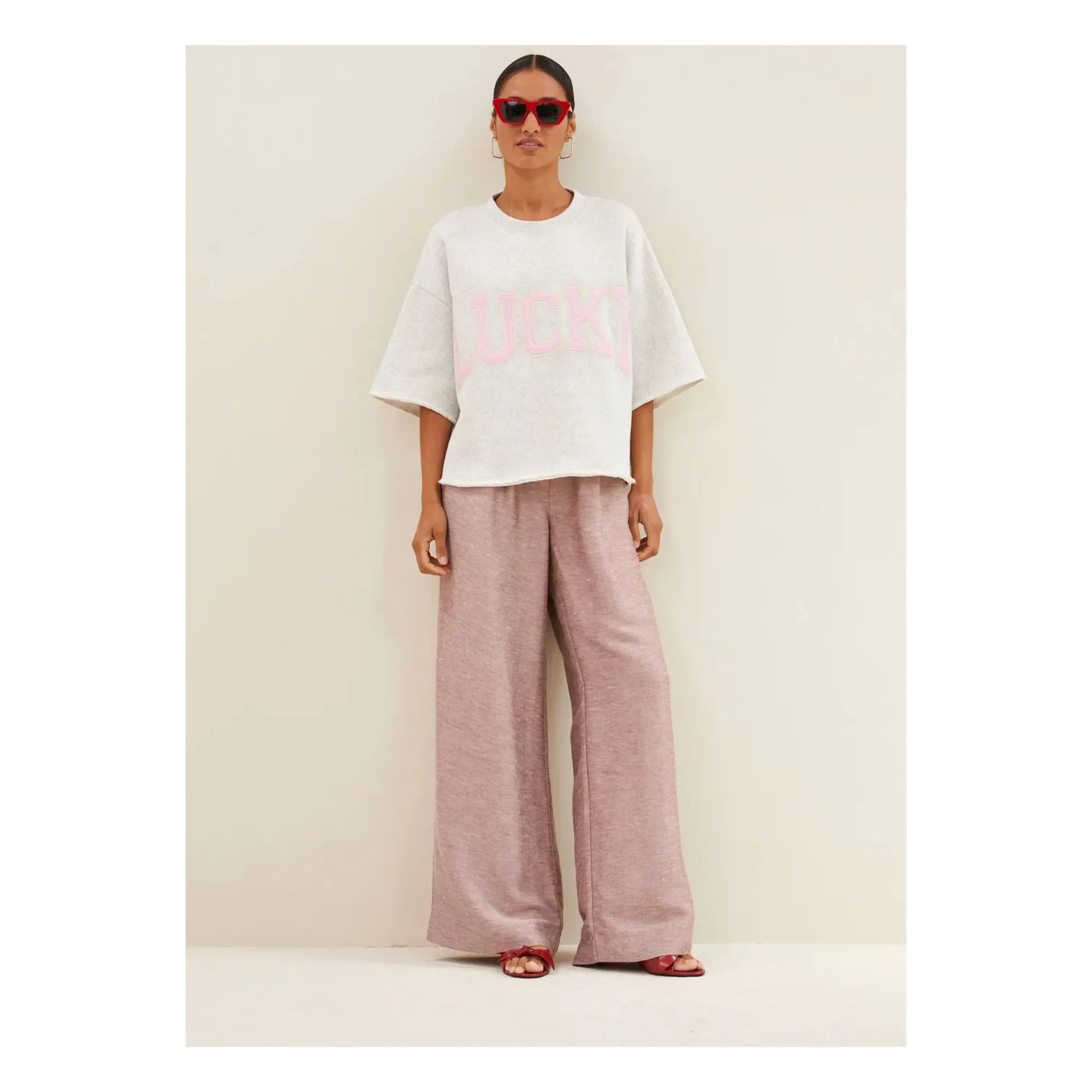 By Bar - Willow Lucky Cotton Sweatshirt | Grau
