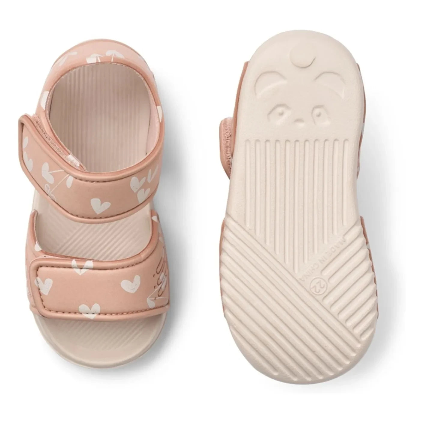Liewood - Blumer Herzen Sandalen | Rosa