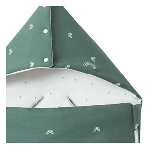 Les Petites Billes – Beidseitiges Ganzjahres-Babynest | Grün