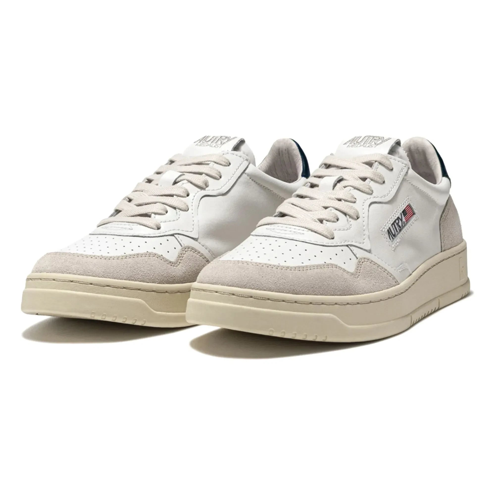 Autry - Medalist Low Leder/Wildleder Sneaker | Blau
