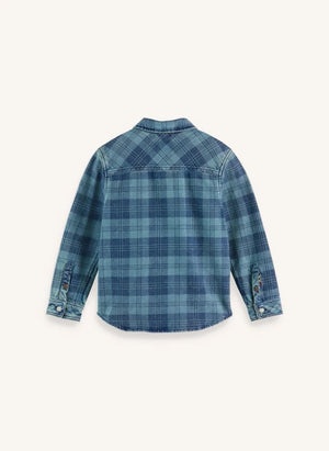 Scotch & Soda - Carreaux Jean Overshirt | Mavi