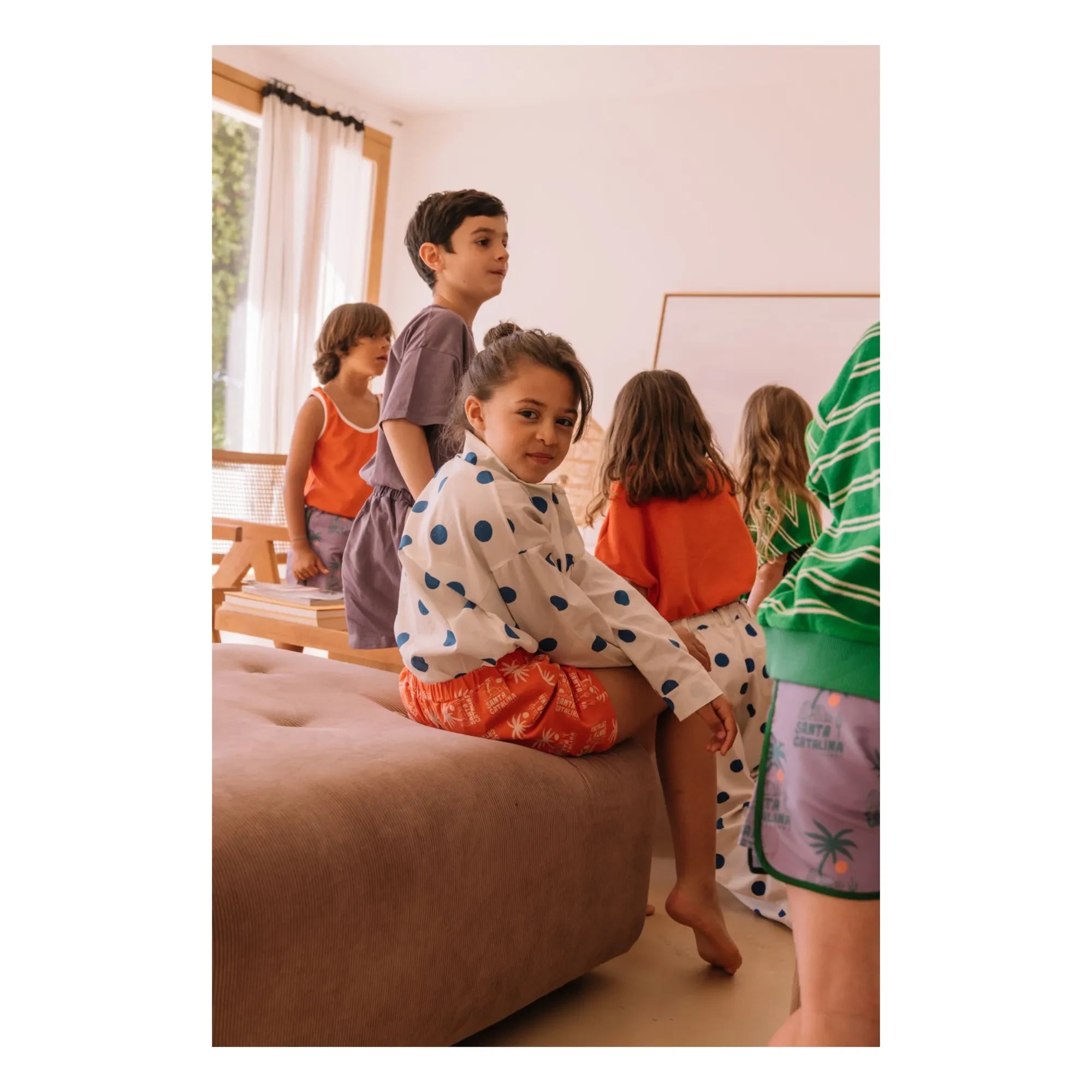 We Are Kids – Aurel Tupfenhemd aus Bio-Baumwolle | Weiß