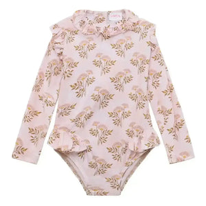 Lison Paris - Jasmine Fleuri UV-Schutz-Badeanzug | Weiß
