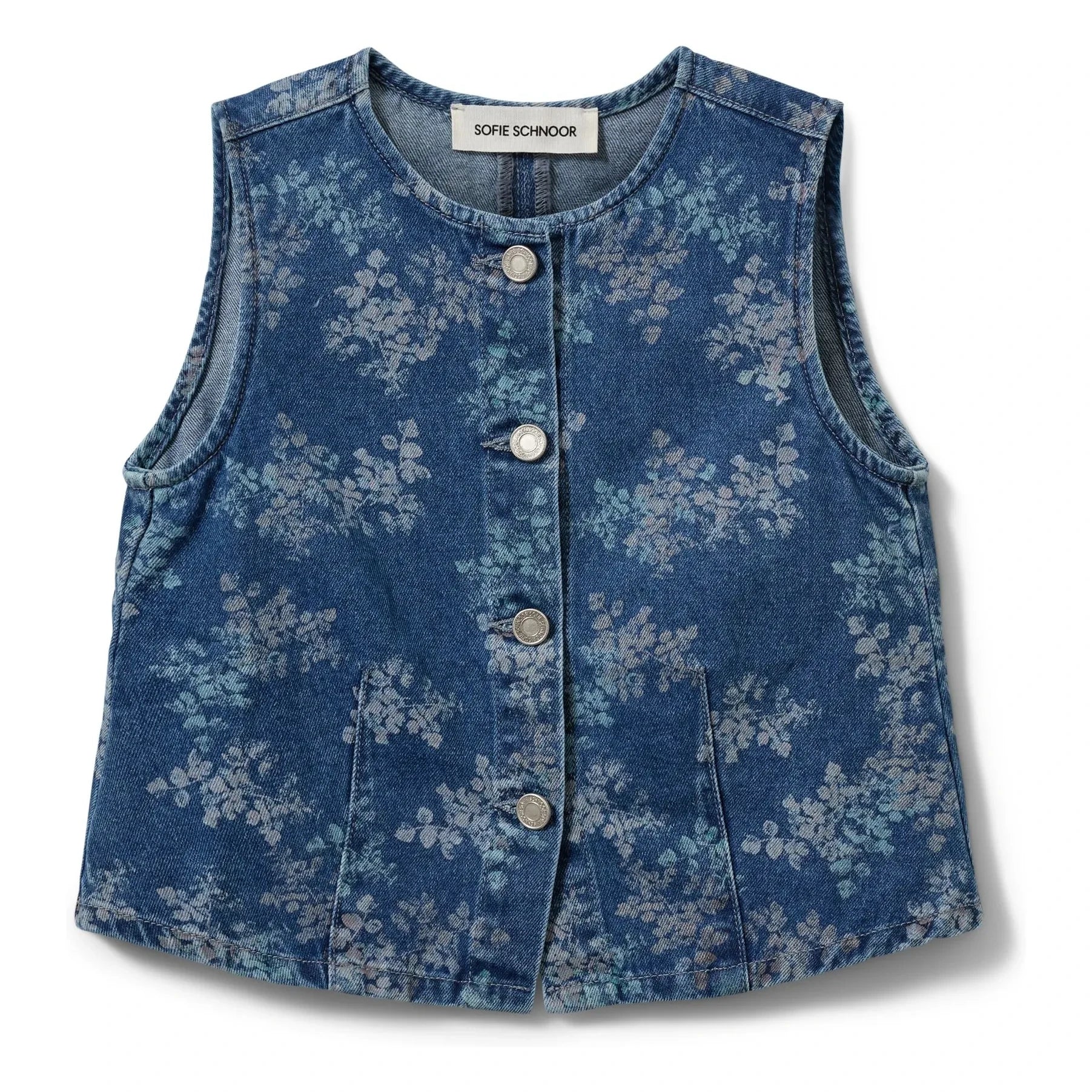 Sofie Schnoor - Carla Fleuri Jeansweste | Denimblau