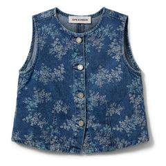 Sofie Schnoor - Carla Fleuri Jeansweste | Denimblau