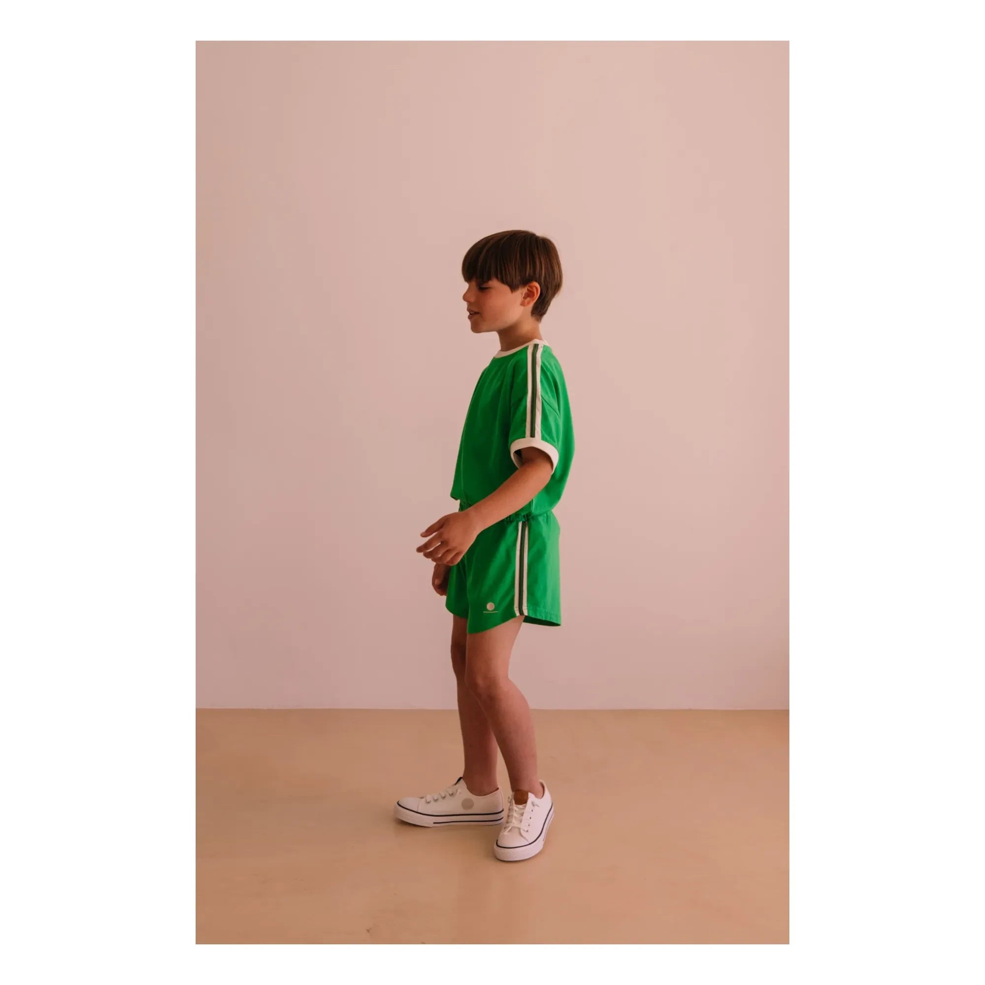 We Are Kids - Taylor Kontrast Bio-Baumwoll-T-Shirt | Meadow Green