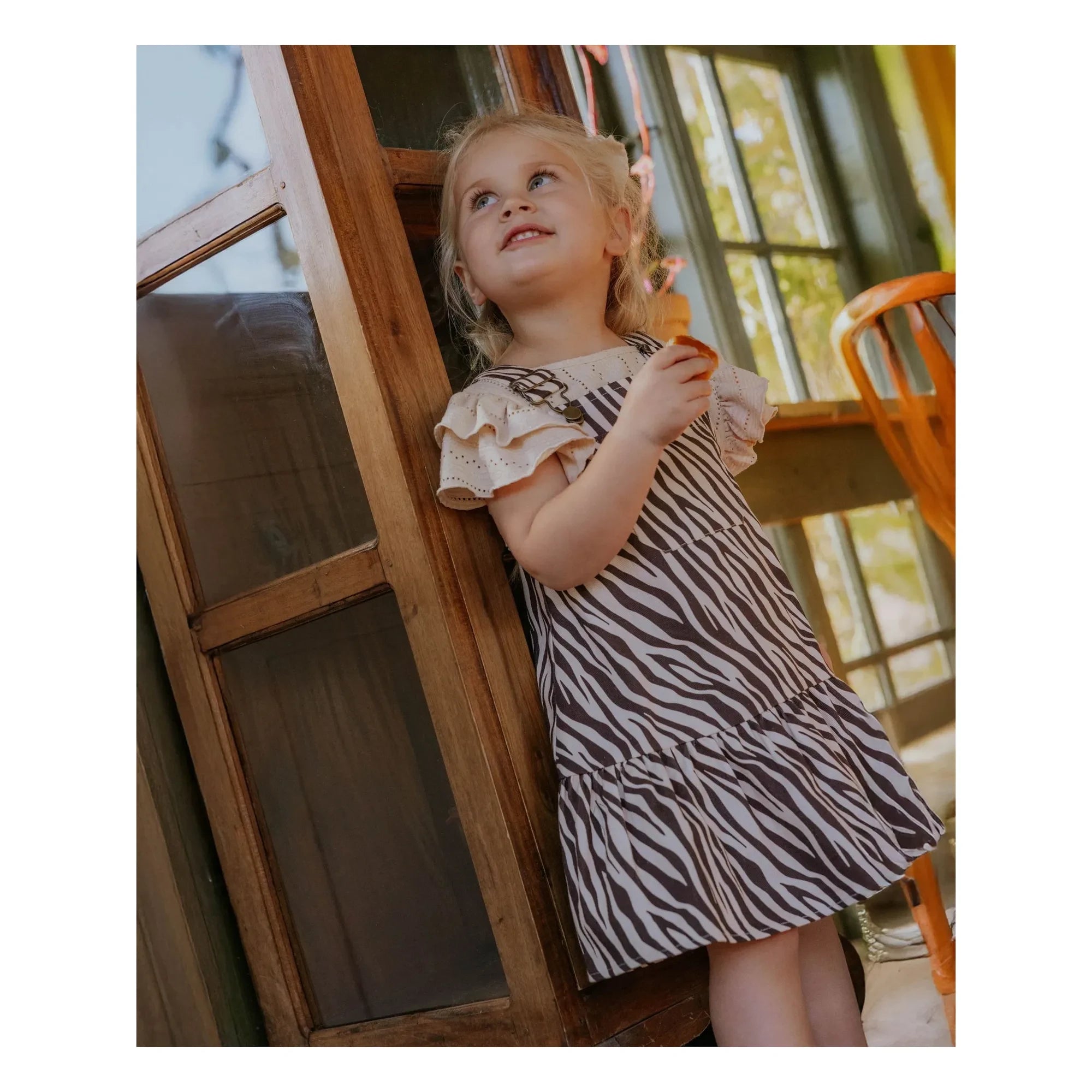 Fliink - Duna Zebra Kleid | Schwarz