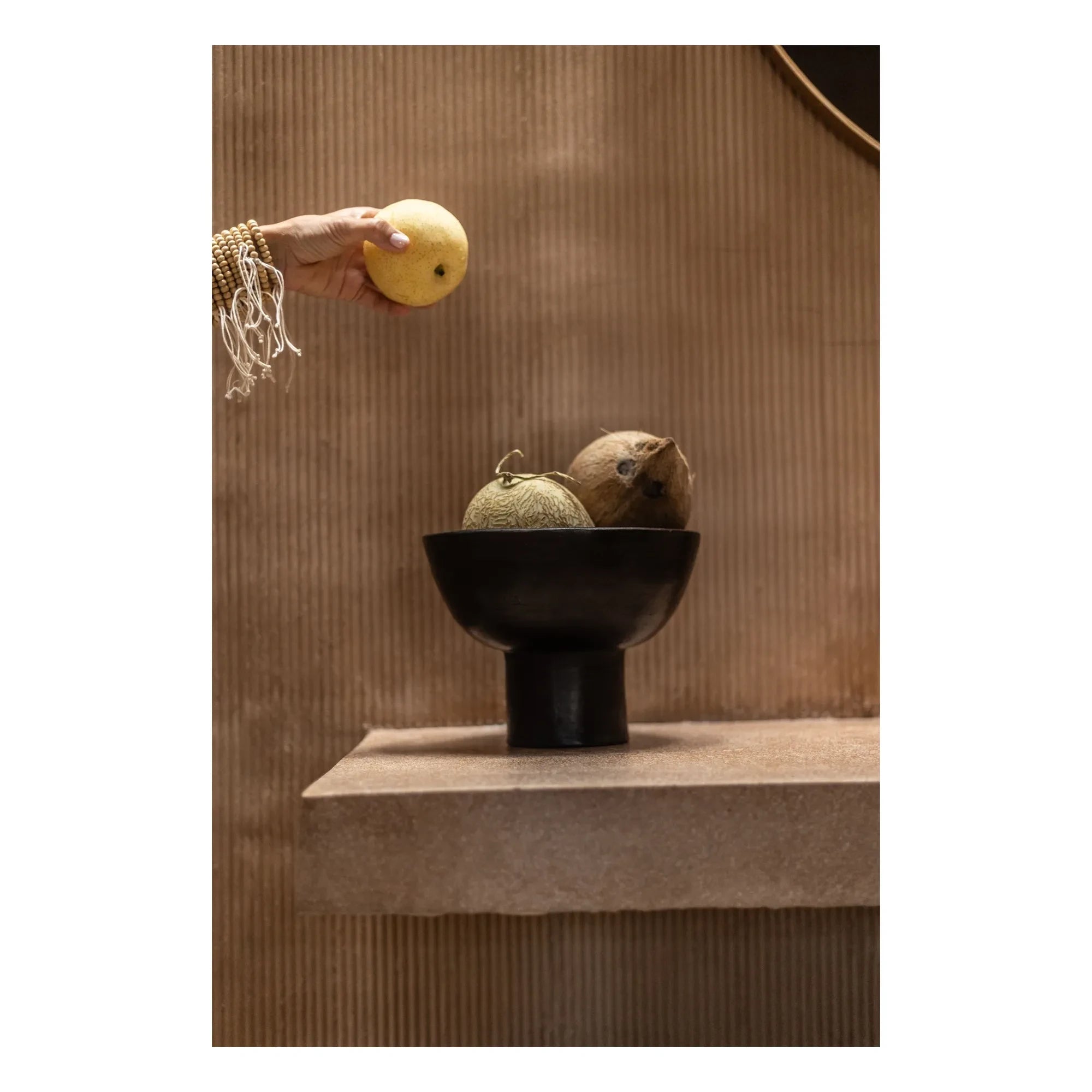 Woodmata - Terracotta Obstschale | Braun