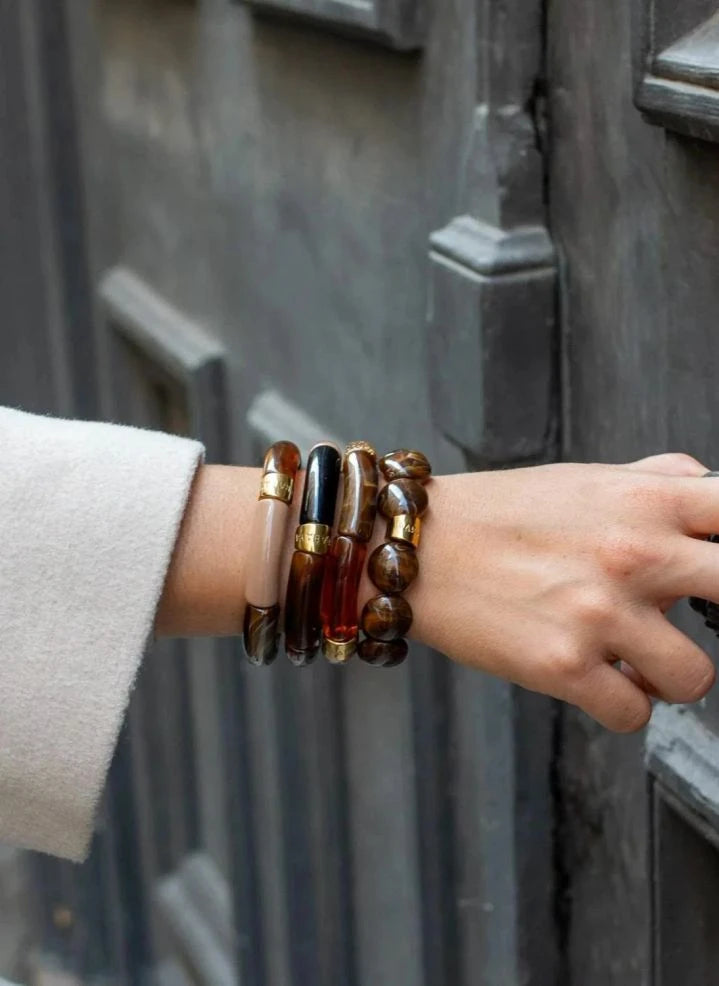 Parabaya - Bombom Cacao Armband | Braun