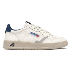 Autry - Medalist Low Strukturiertes Leder und Wildleder Sneaker | Blau
