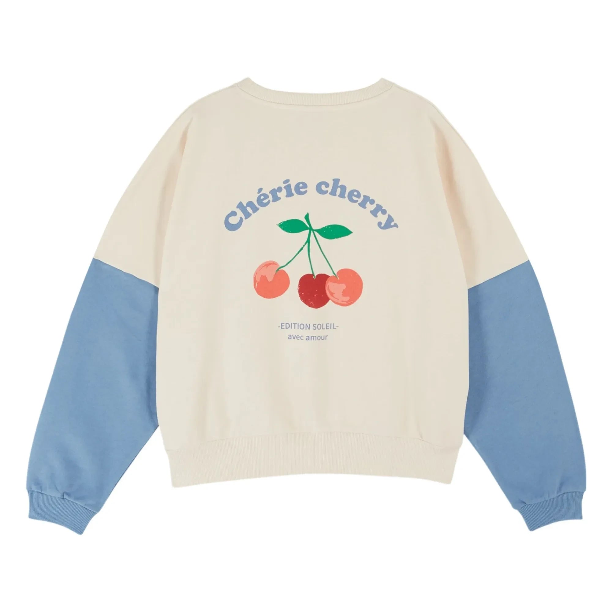 Emile et Ida - Bedrucktes Sweatshirt aus Bio-Baumwolle | Creme