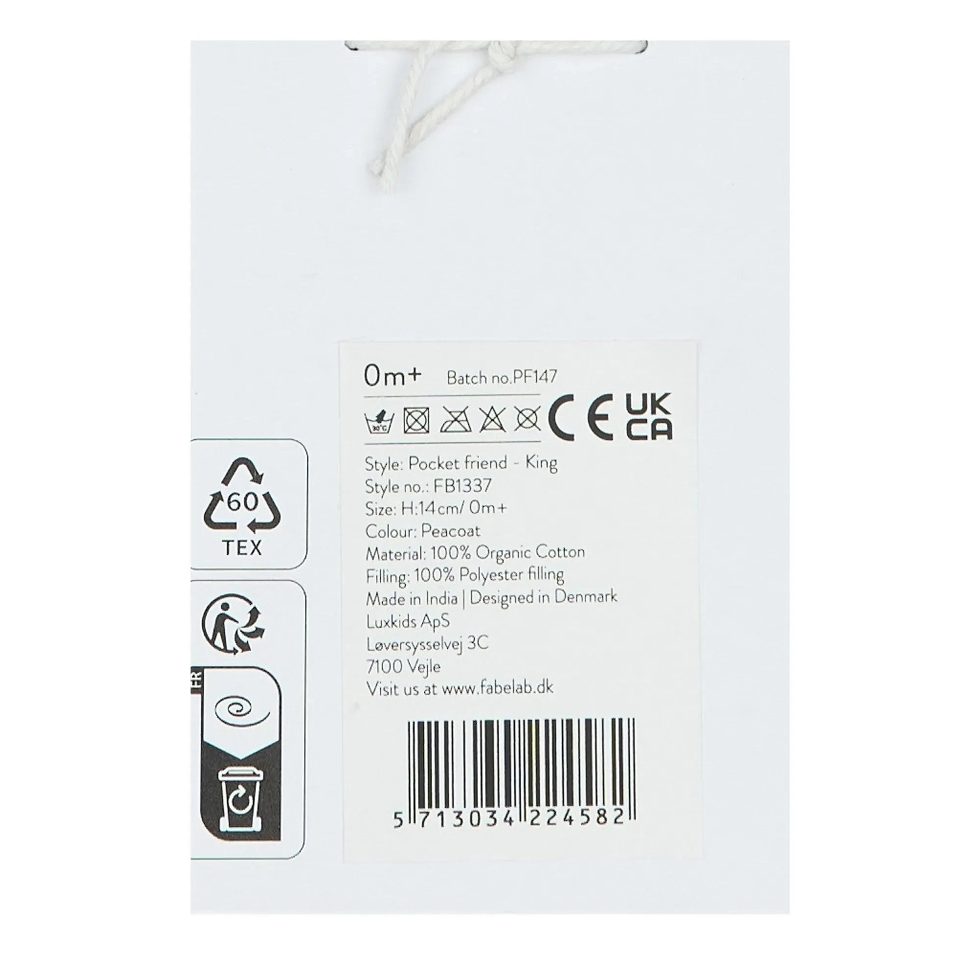 Fabelab - King Puppe | Blau