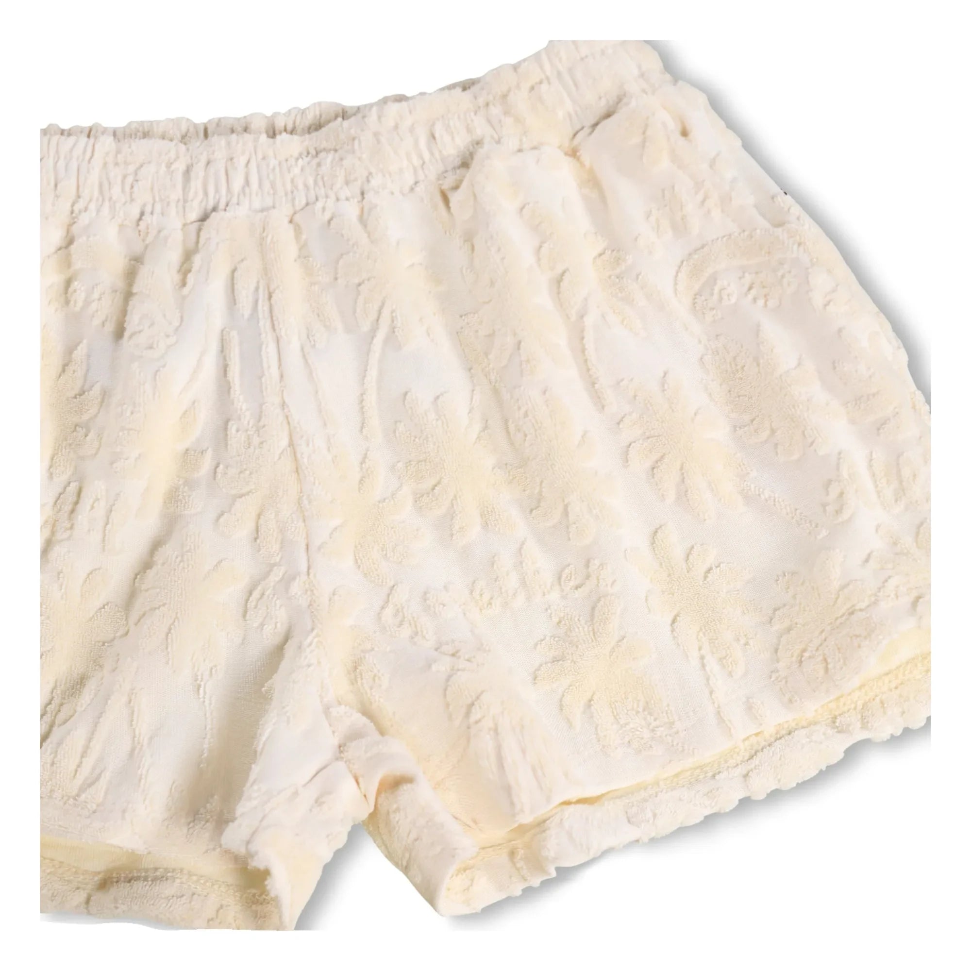 Molo - Angela Palm Frottee-Shorts | Ecru