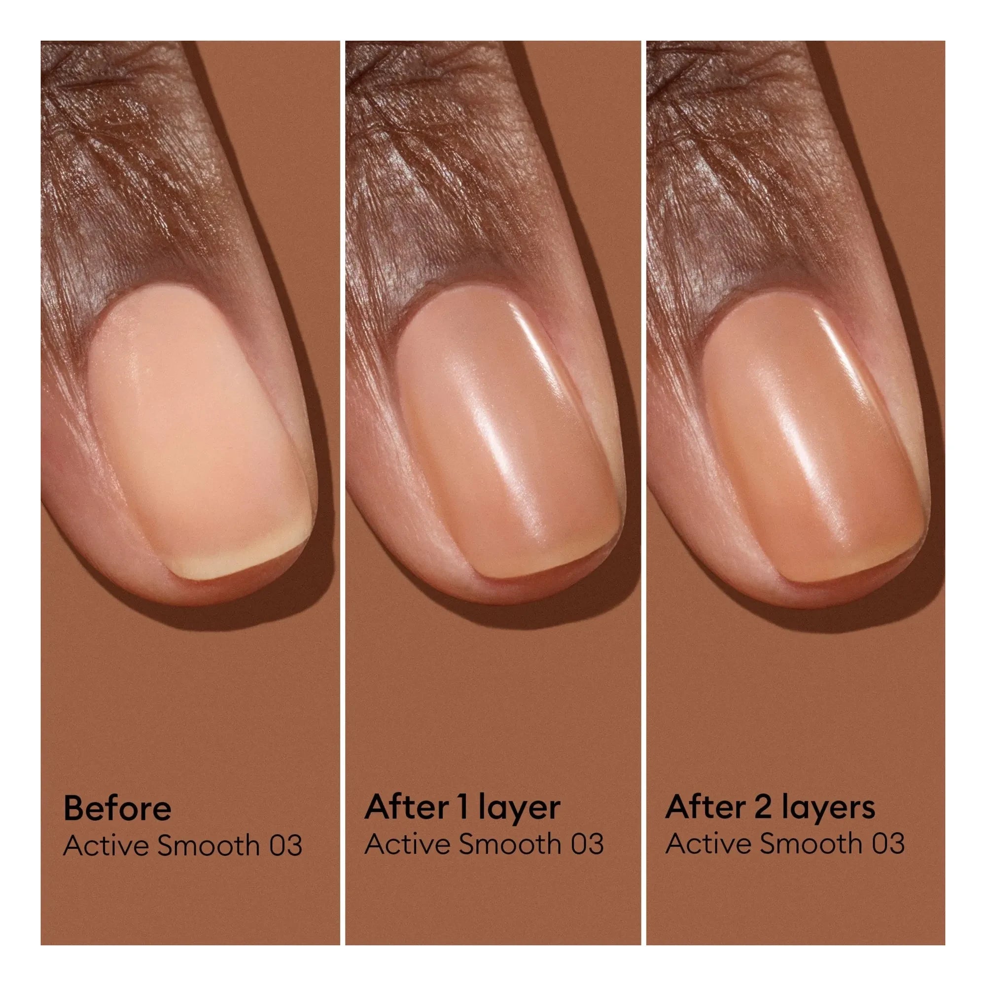 Manucurist - CC Polish Active Smooth 02 pflegender Nagellack, der die Nageloberfläche verschönert - 15 ml