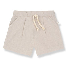 1+ in the family - Colomers Leinen Bermudas | Beige