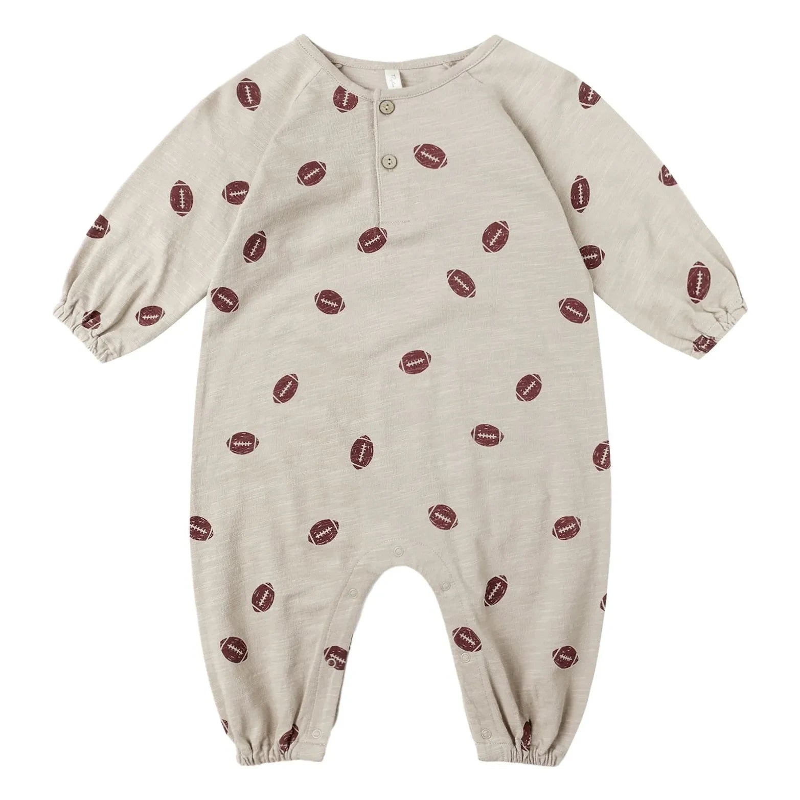 Rylee + Cru - Henley Fußball-Pyjama | Stein