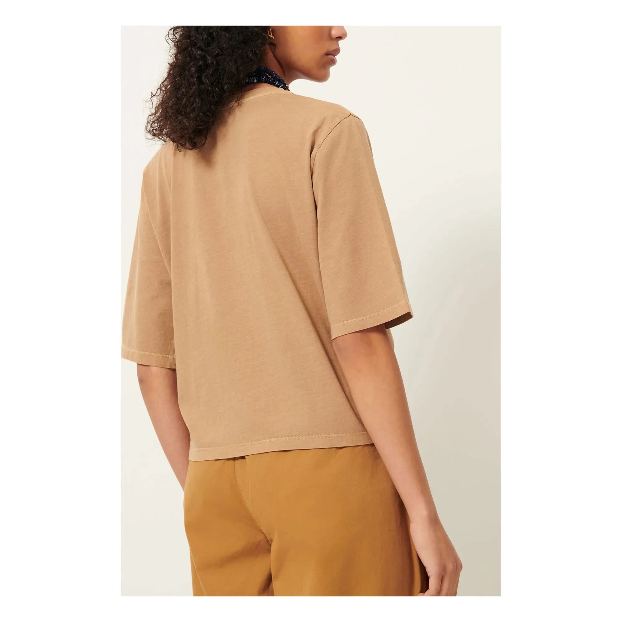 Sessùn - Sergio Baumwoll-T-Shirt | Beige