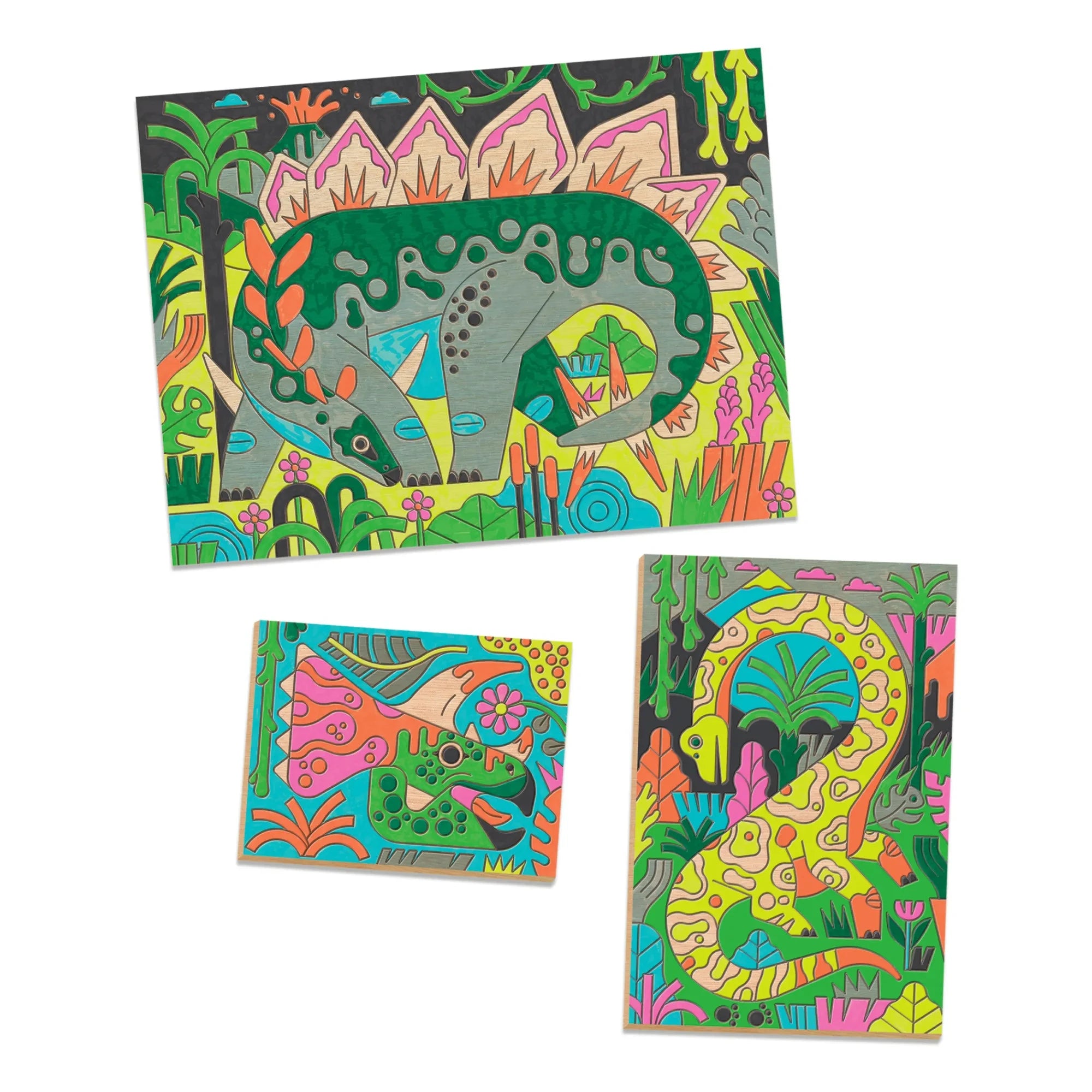 Djeco - Dinosaurier-Welt Malbuch