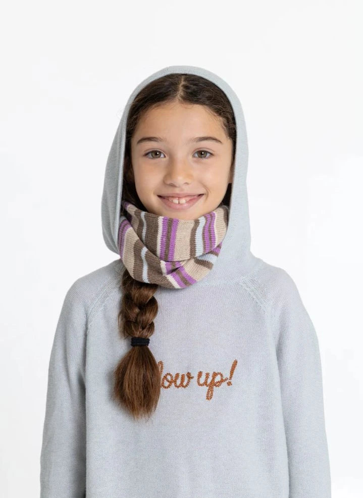 Smallable Kid - Soline Glow Up Wolle Pullover | Hellblau