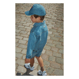 Konges Sløjd - Denim Magot Bio-Baumwoll-Mütze | Blau