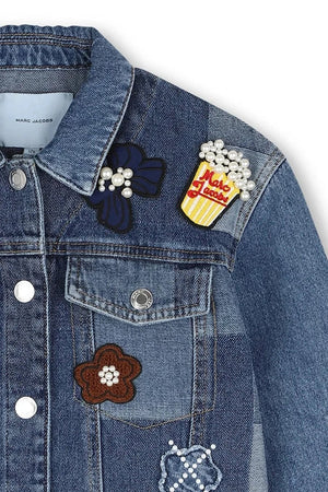 MARC JACOBS çocuklar için pamuklu kot ceket