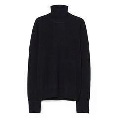 Pomandère - Wollrollkragenpullover | Marineblau