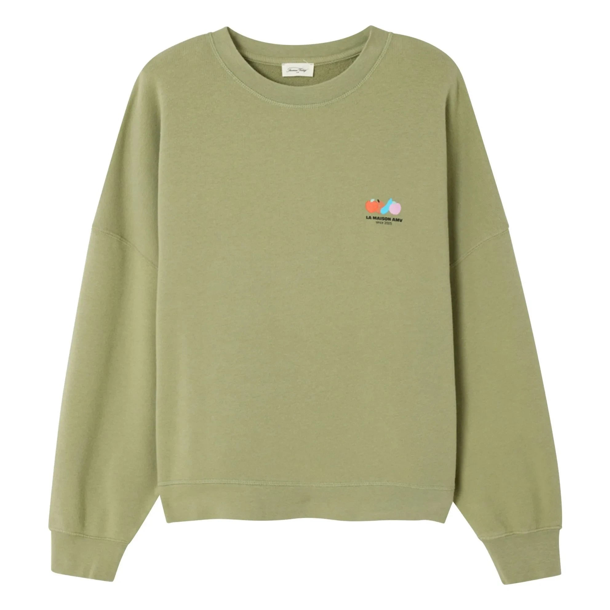 American Vintage - Atubay Baumwoll-Sweatshirt | Khaki