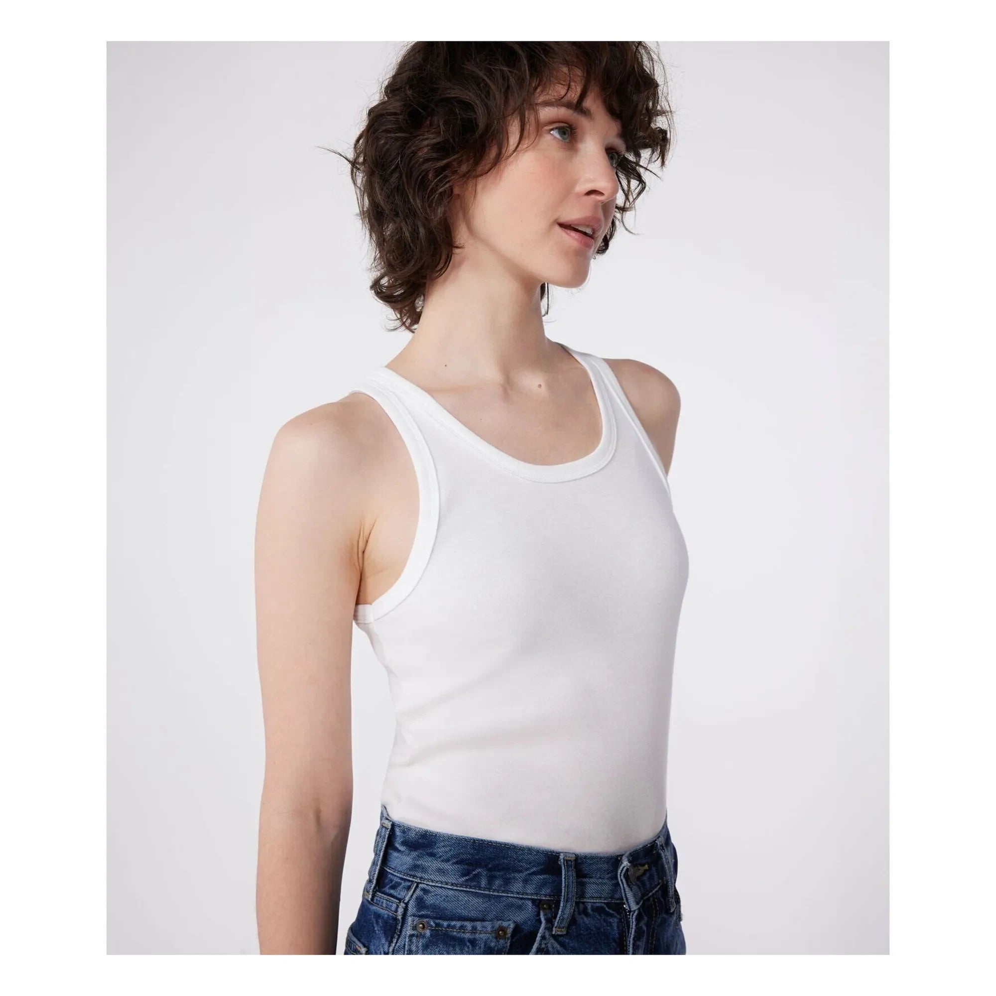 Petit Bateau – Bio-Baumwoll-Unterhemd | Weiß