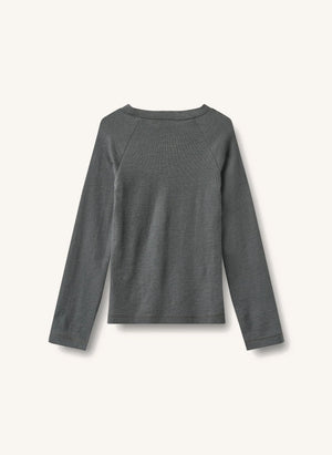 Wheat - Maane Merino-Woll-T-Shirt | Braun