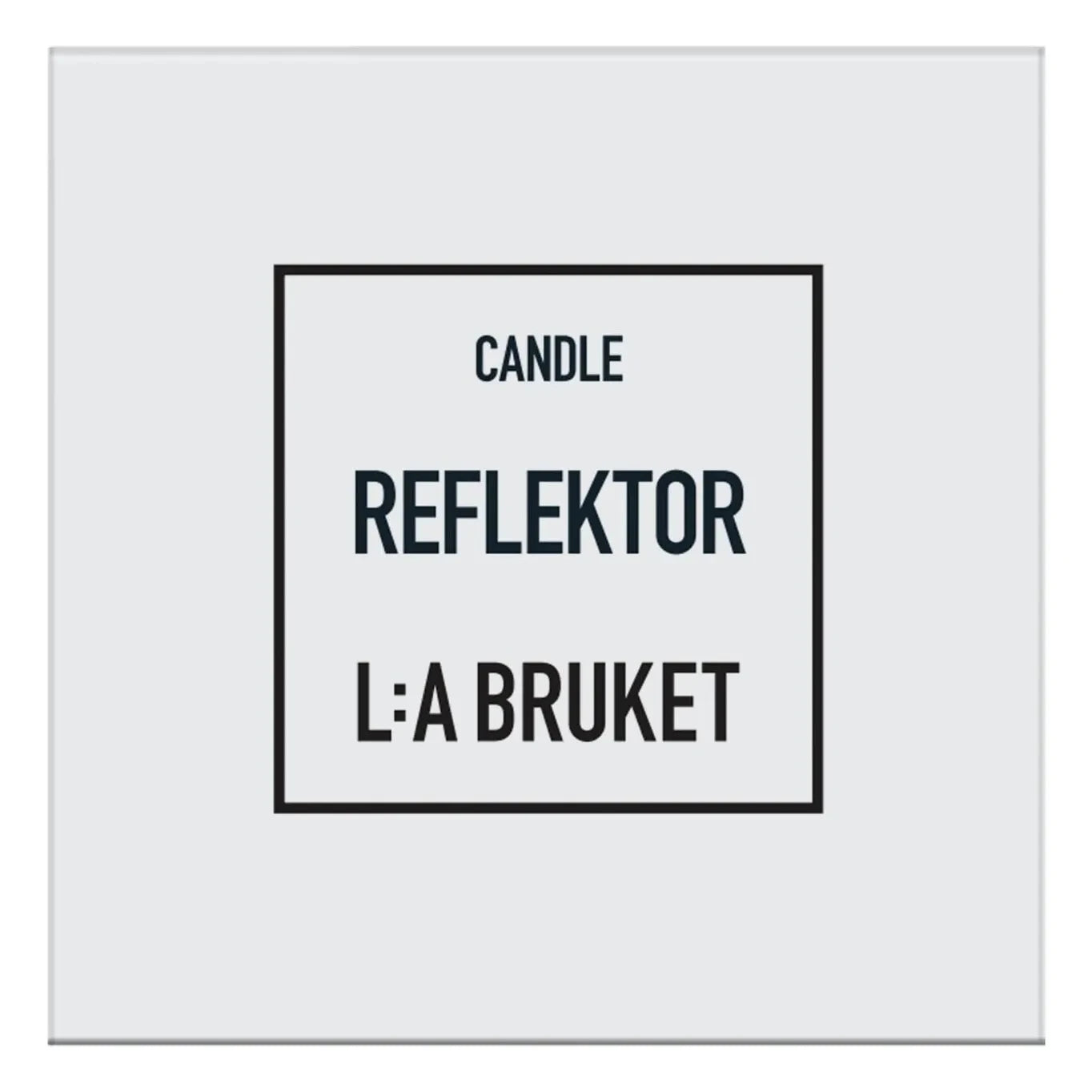 L:A BRUKET - Metallischer Reflektor Kerzenzubehör - Limitierte Auflage