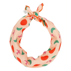 Jenest - Bandana Birds Bio-Baumwolle | Pfirsich