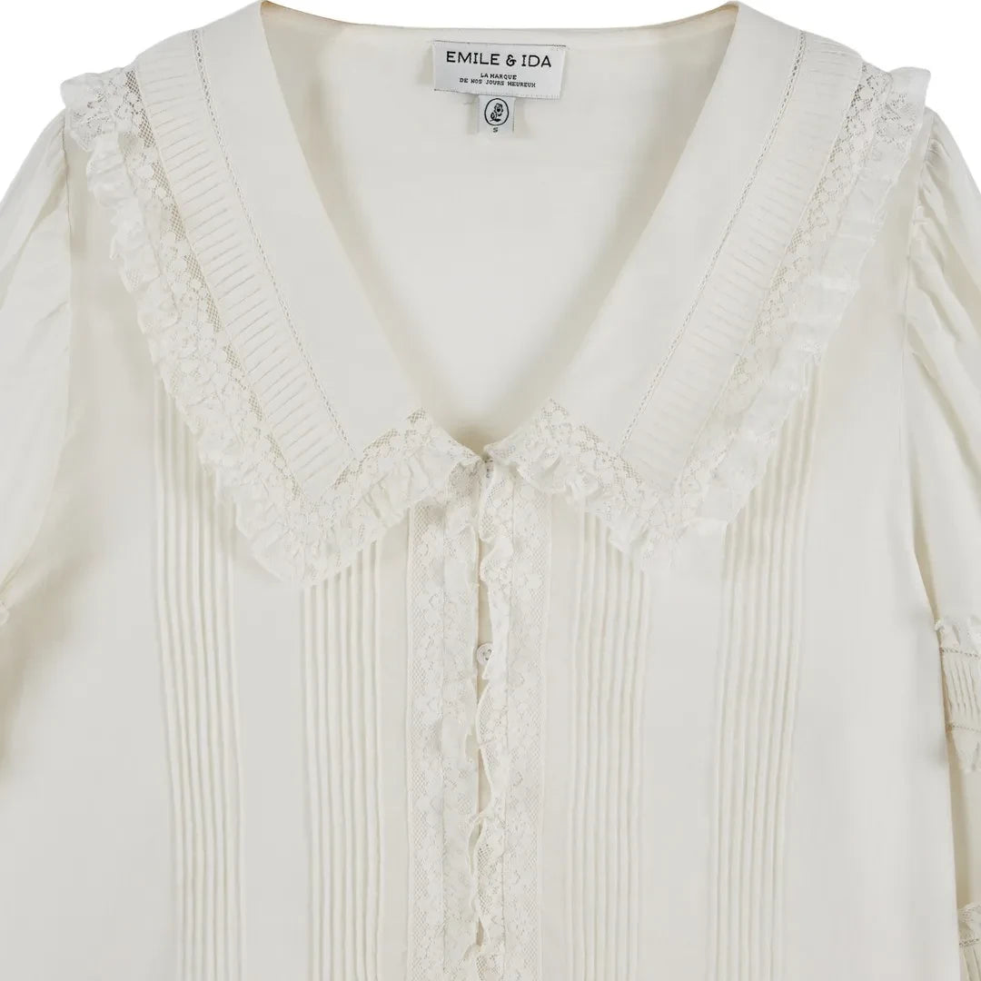 Emile et Ida - Vintage Ecume Bluz | Ekru