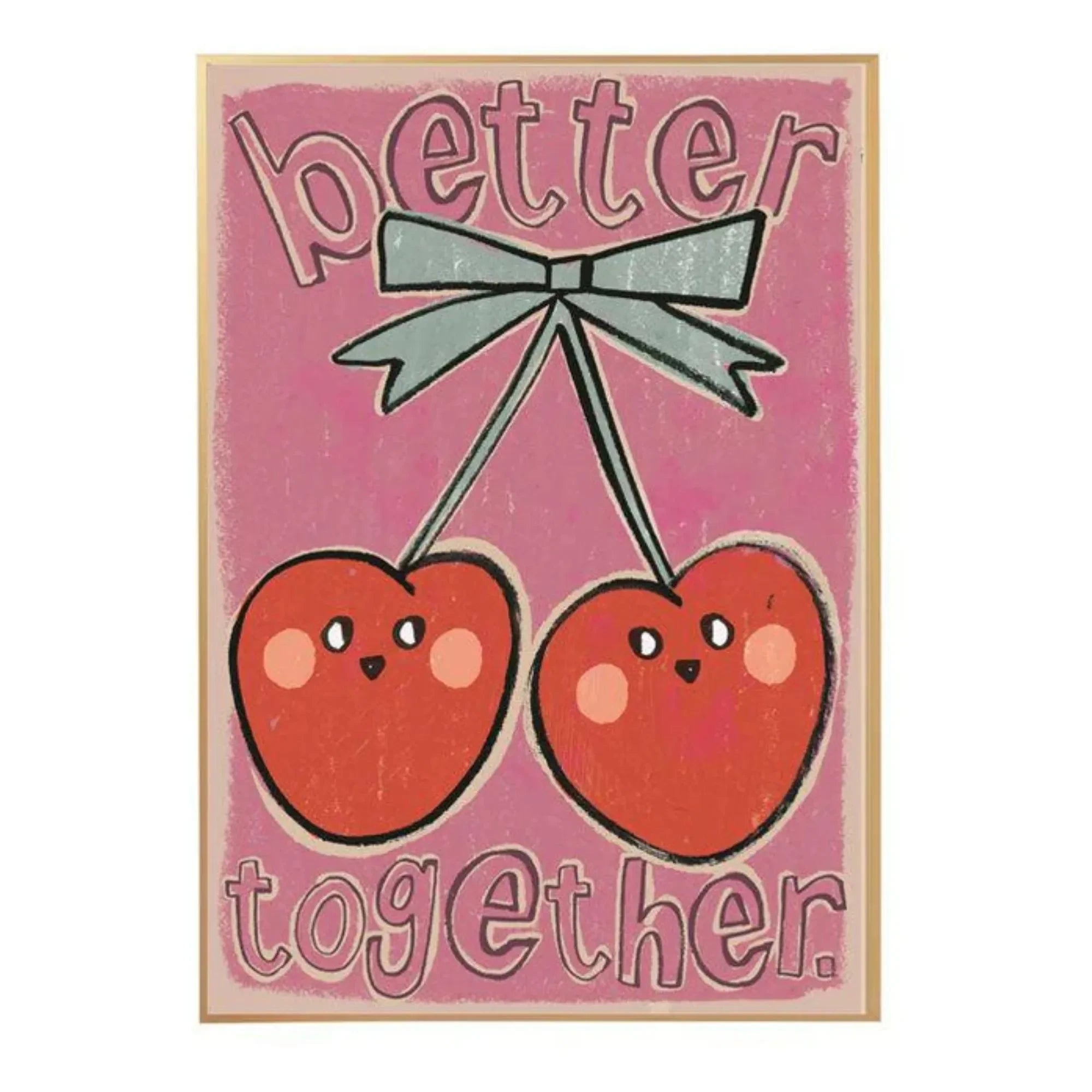 Studio Loco – Poster Große Kirschen | Pink