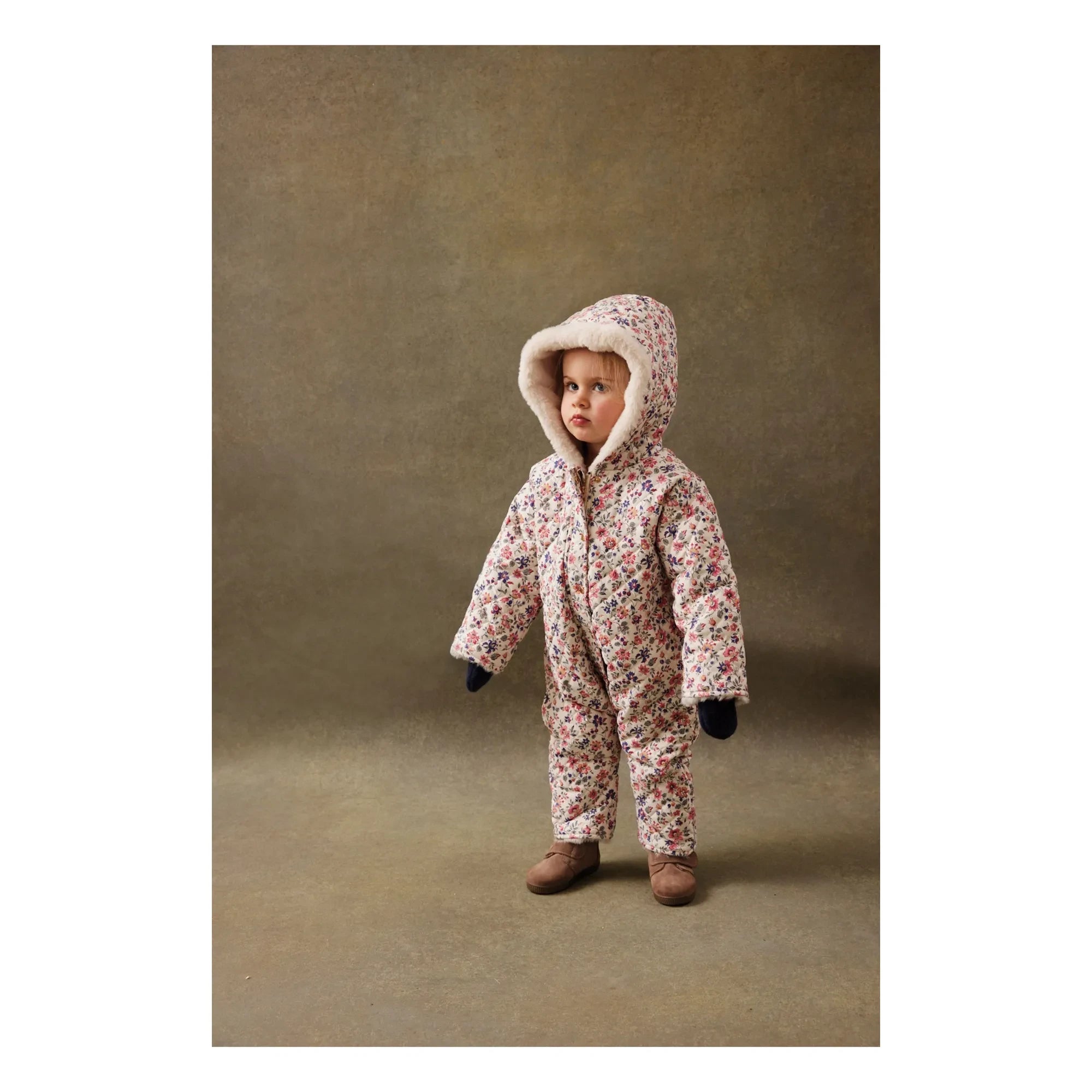 Louise Misha - Pilote Kirina Blumenmuster | Creme