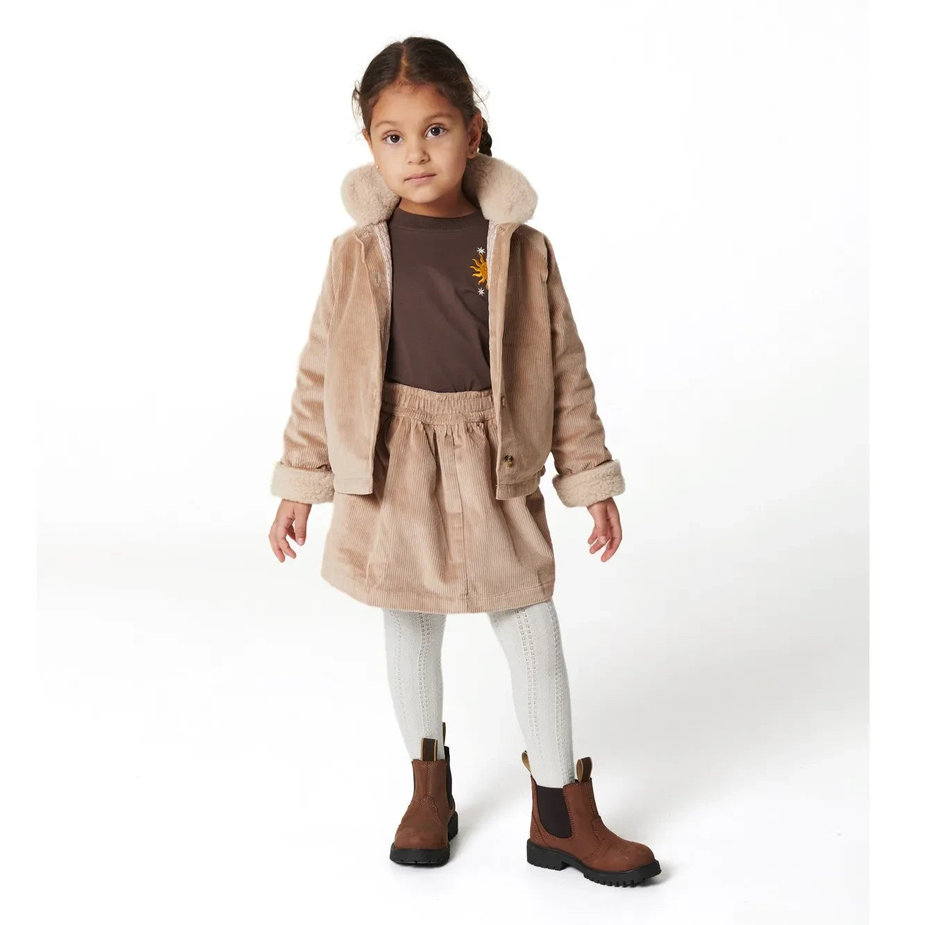 Copenhagen Colors - Bio-Baumwoll-Cordrock | Beige