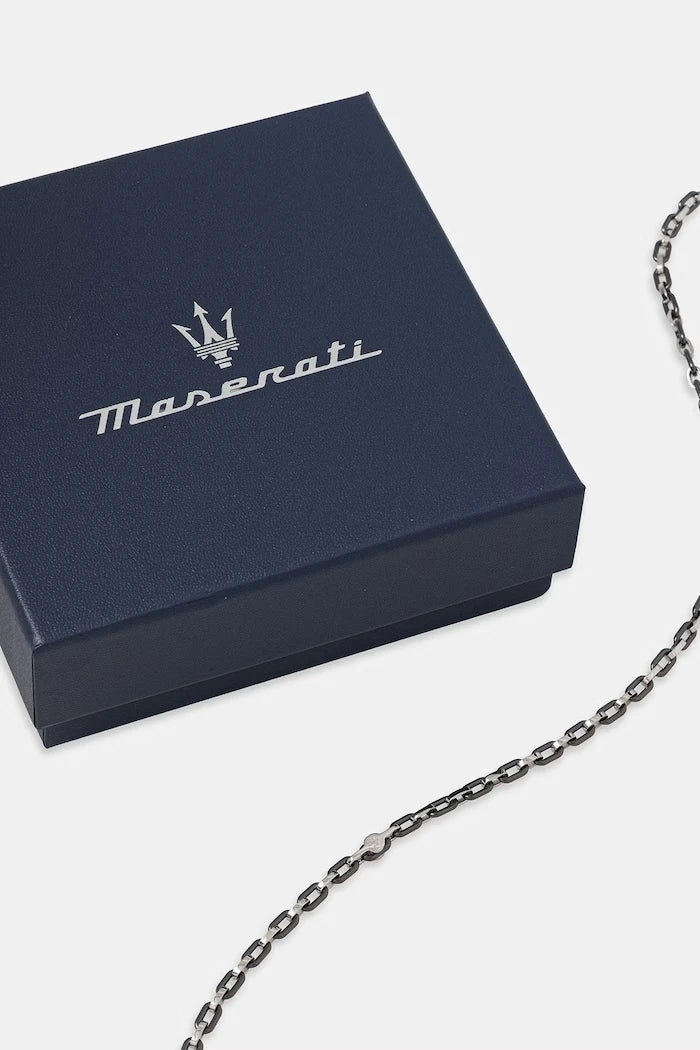 MASERATI erkek kolyesi, paslanmaz çelik CERAMIC