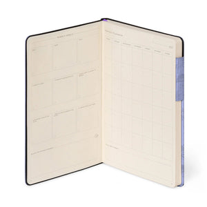 Legami - Kariertes Notizbuch mit monochromem Softcover - Cosmic Lilac - Mein Notizbuch