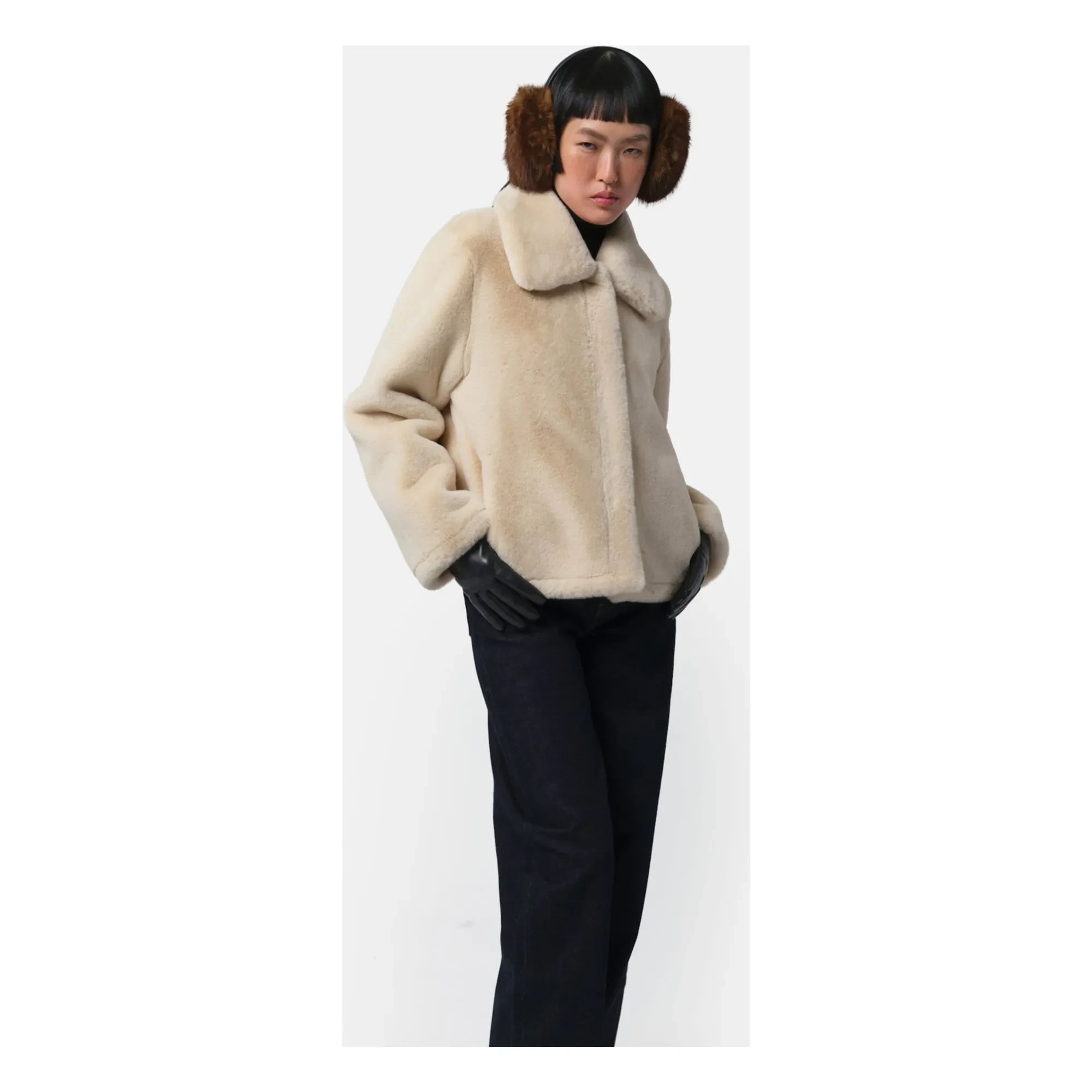 Apparis - Elis Recycelte Faser Jacke | Ecru