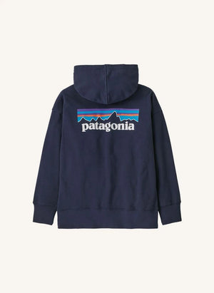 Patagonia - Logo Hoodie | Blau