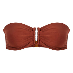 Alma Deia - Blake Bandeau Top | Terrakotta