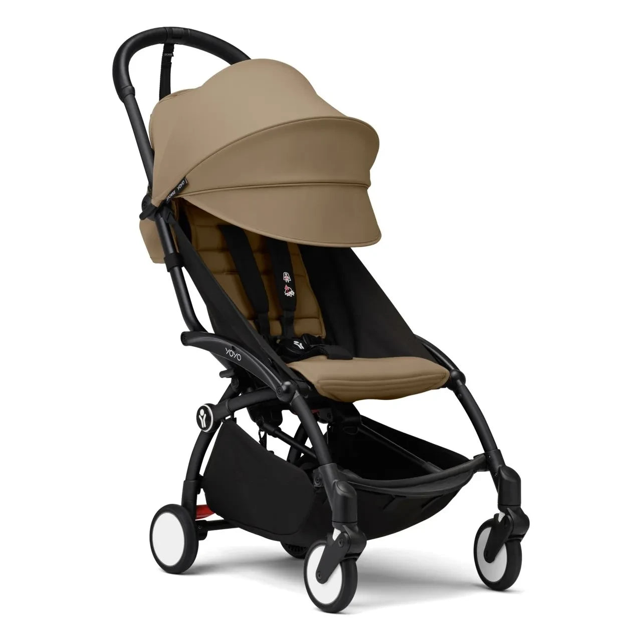 Stokke® - YOYO³ 6+ Kinderwagen Schwarzer Rahmen | Toffee