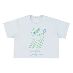 Morley - Warsaw Bambi T-Shirt | Hellblau