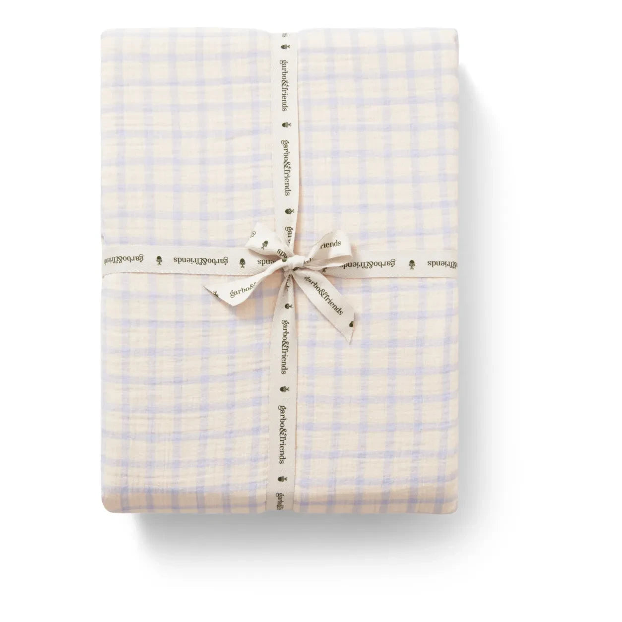 garbo&friends - Spannbettlaken Gingham Sky | Hellblau