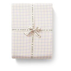 garbo&friends - Spannbettlaken Gingham Sky | Hellblau
