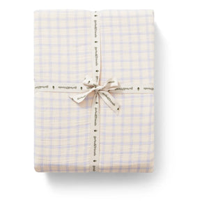 garbo&friends - Spannbettlaken Gingham Sky | Hellblau