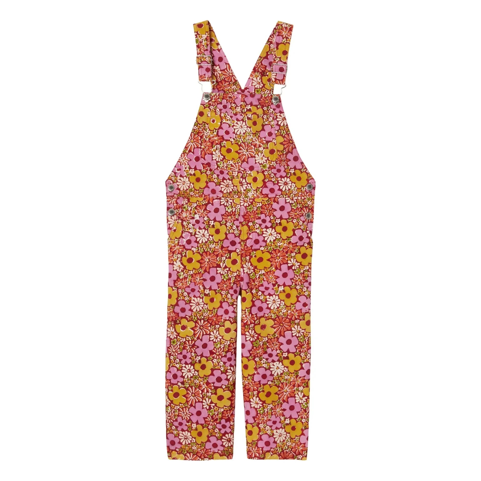 Apaches - Macha Fleurie Latzhose | Rosa