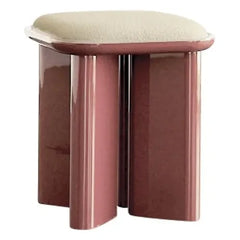 Gabrielle Paris - Pouf „Lazarus Lake“ | Cranberry