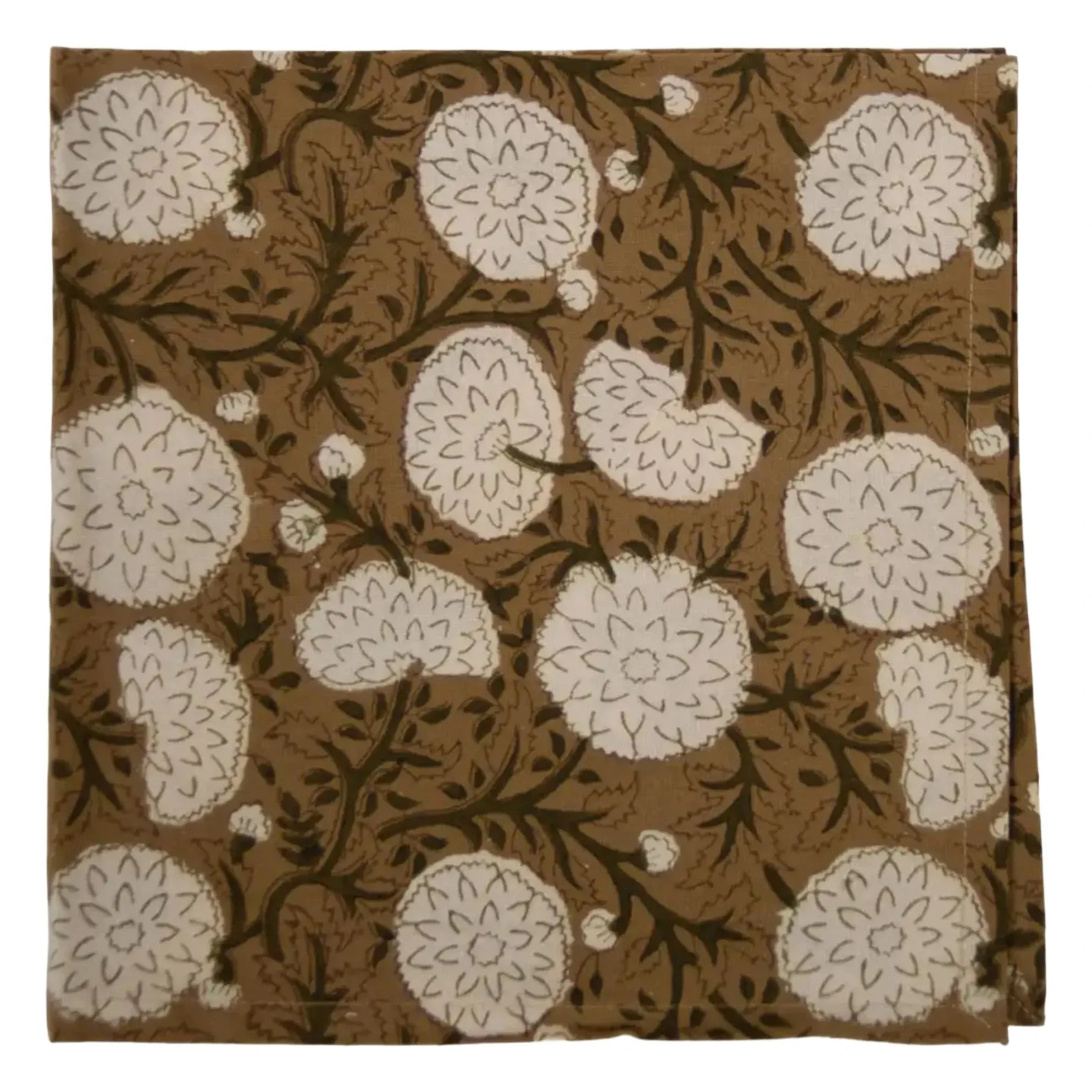 Olsson & Jensen - Mirabelle Servietten mit Blumenmuster | Beige