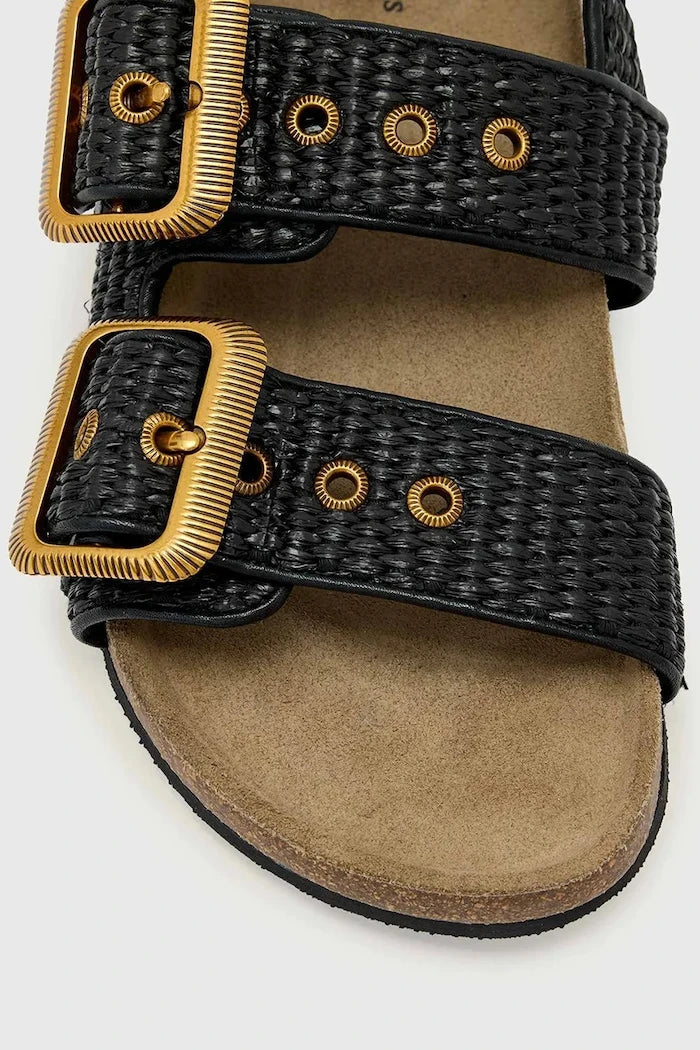 AllSaints Kadın Sandalet Staffa Raffia Sandal