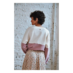 Emile et Ida - Bahamas organik pamuk sweatshirt | Lila